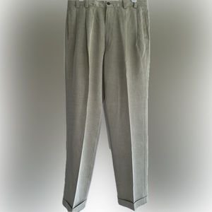 Tommy Bahama Mens Corduroy Pants 34x30 Beige Relax Fit Vintage